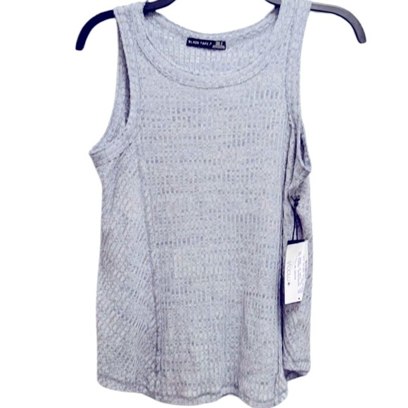 NWT BLACK TAPE tank top denim blue sleeveless shirt size S - Picture 3 of 7